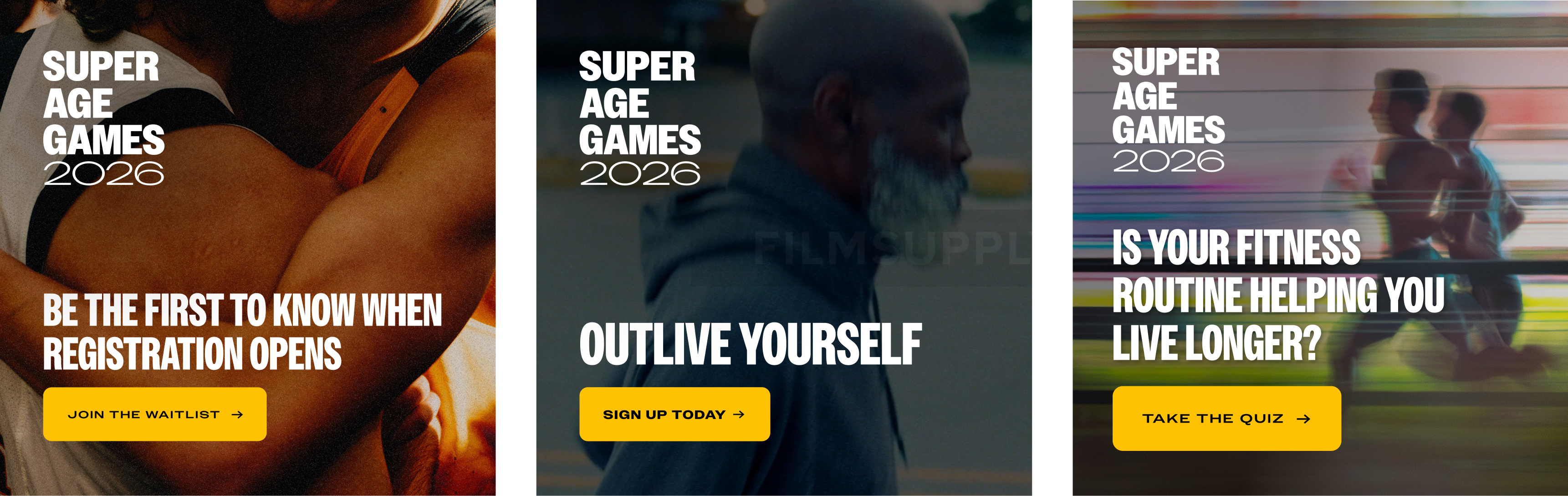 Super Age Games 2026 ad creative