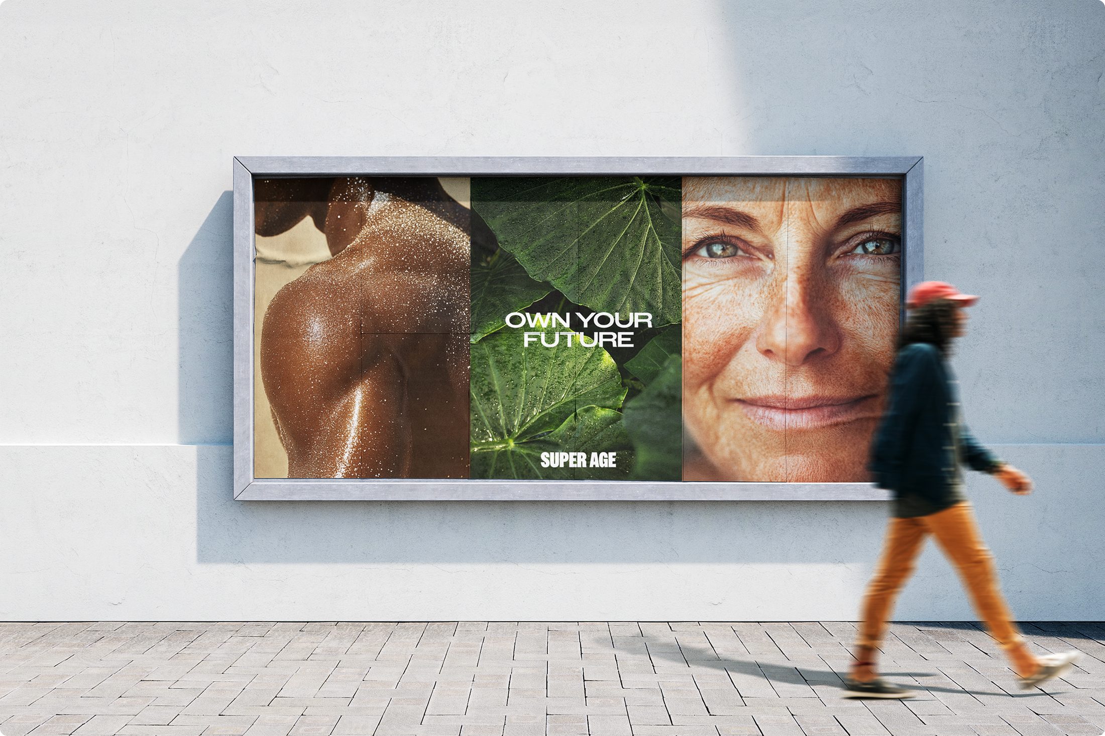 Super Age billboard mockup