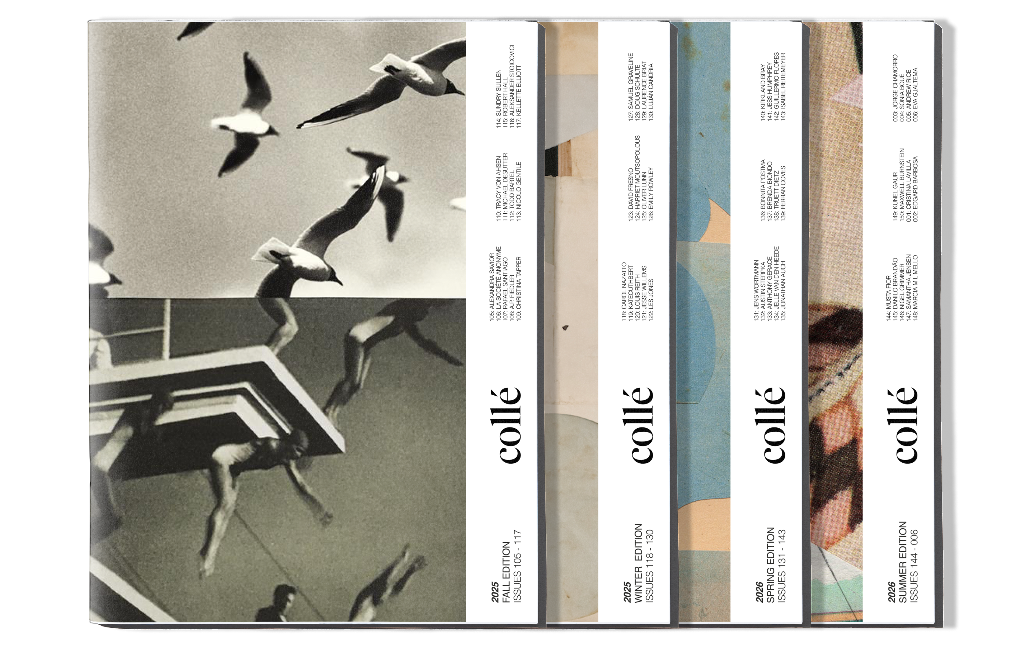 Collé's seasonal print publications
