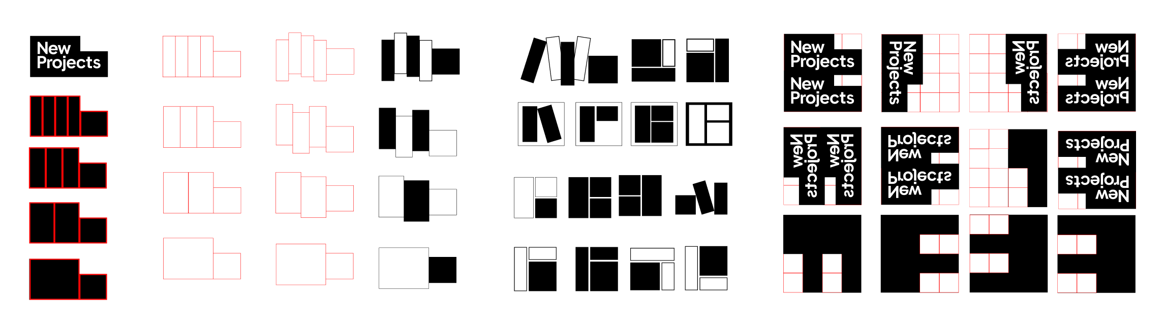 Initial New Projects identity exploration