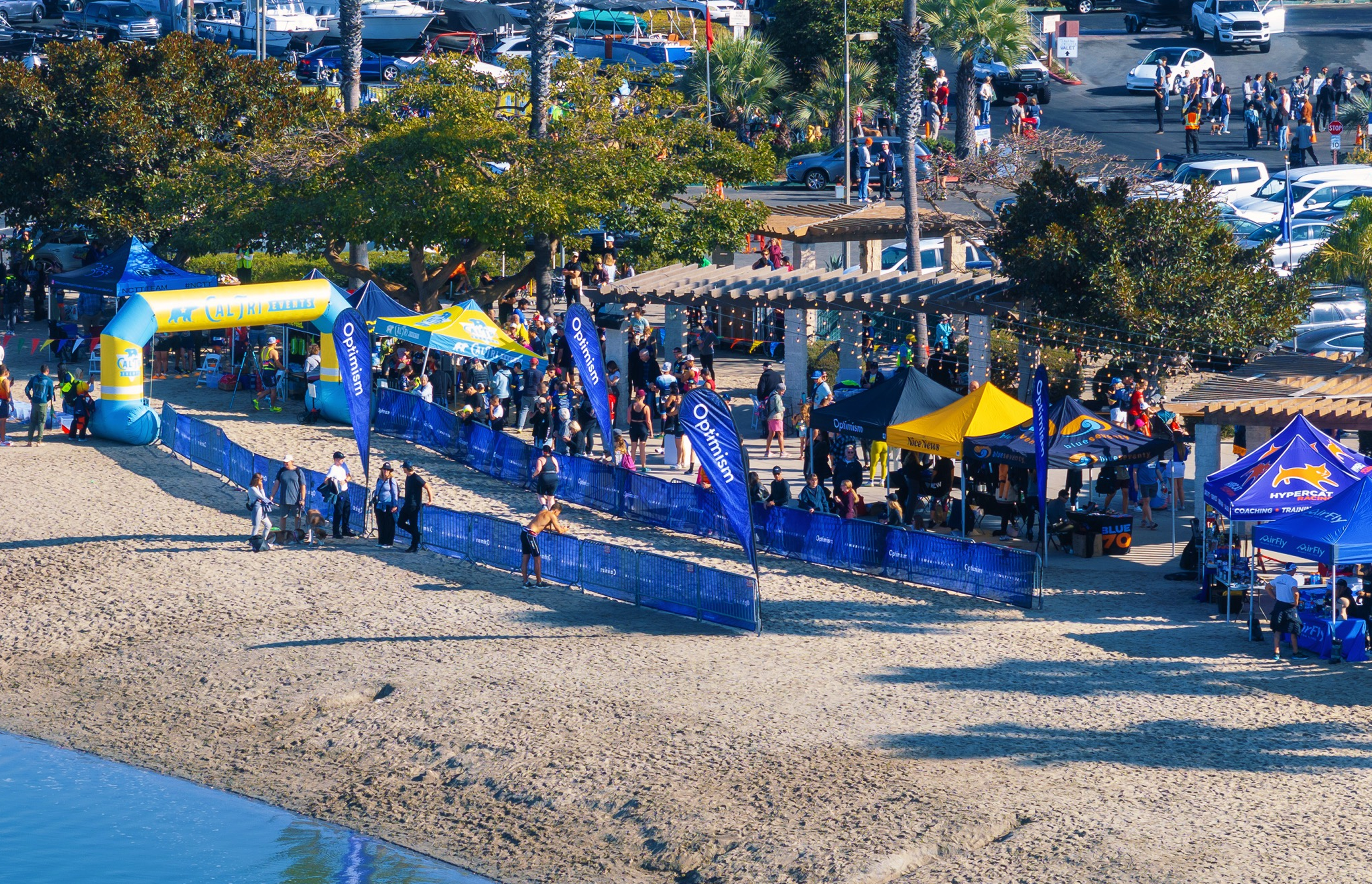 Optimism beach event